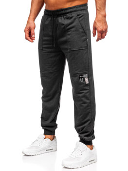 Графитен мъжки спортен панталон за джогър Bolf JX6365