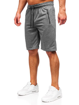 Графитни мъжки спортни къси панталони  Bolf JX805