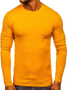 Жълт мъжки пуловер Bolf YY01