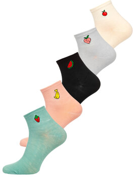 Многоцветни дамски чорапи Bolf NY0009-5P 5 PACK