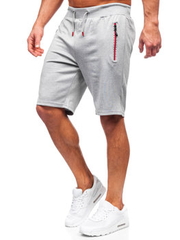 Сиви къси мъжки спортни панталони Bolf 8K297