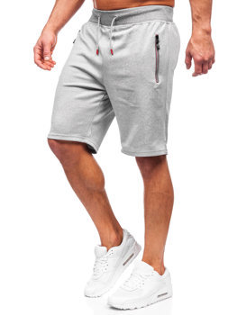 Сиви къси мъжки спортни панталони Bolf 8K298