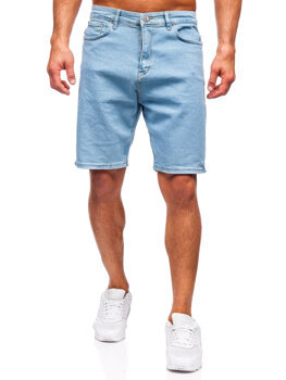 Сини мъжки дънкови къси панталони Bolf 0630