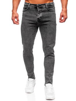 Черен мъжки дънков панталон regular fit Bolf 6028
