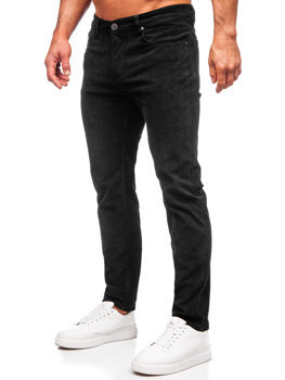 Черни мъжки кадифени панталони  Bolf KA9916