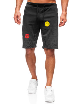 Черни  мъжки къси спортни панталони Bolf HS7197
