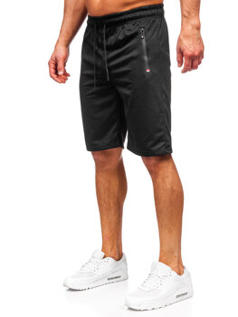 Черни мъжки спортни къси панталони Bolf JX802