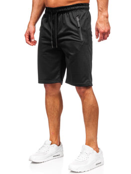 Черни мъжки спортни къси панталони Bolf JX806