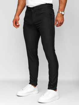Черни мъжки чино панталони Bolf 0031