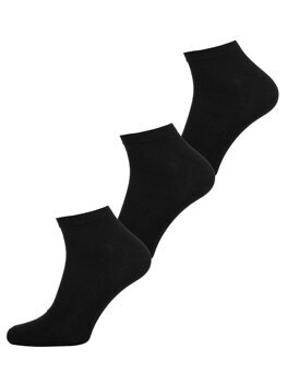 Черни мъжки чорапи тип терлик Bolf N3115C-3P 3 PACK