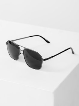 Черни слънчеви очила модел "пилотски" 7010
