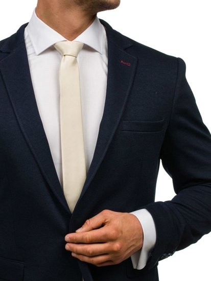 Елегантна вратовръзка бежова Bolf K001