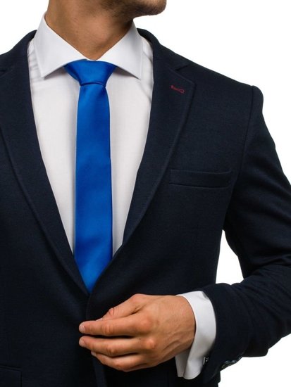 Елегантна вратовръзка синя Bolf K001
