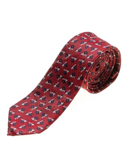 Елегантна вратовръзка червена Bolf K103