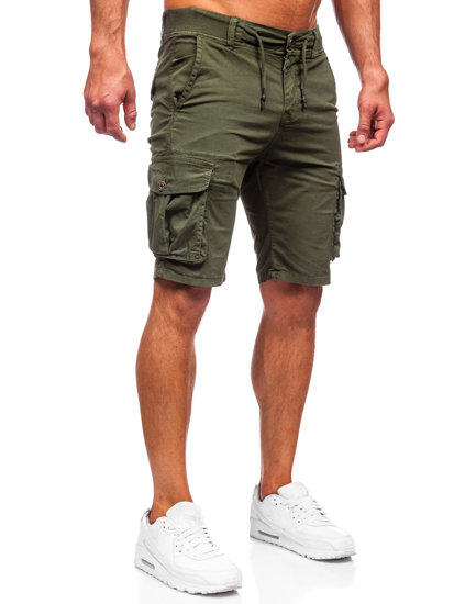 Зелени къси мъжки карго панталони Bolf BB70010