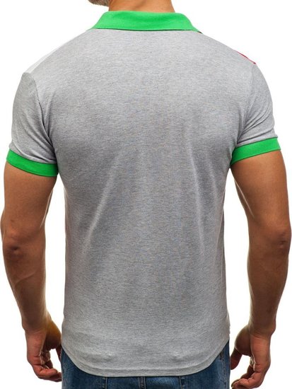 Мъжка поло тениска зелена Bolf 4037