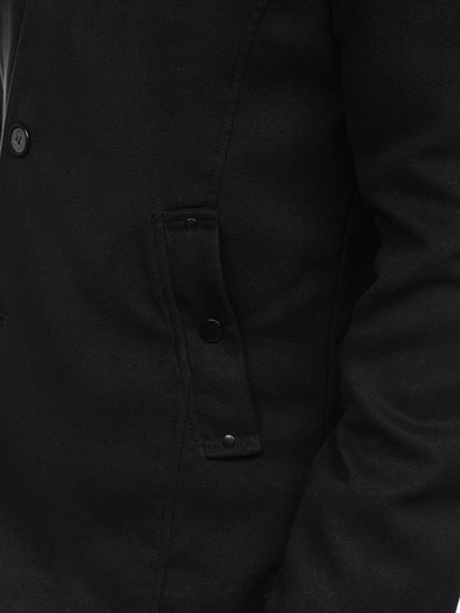 Мъжко палто черно Bolf 8853