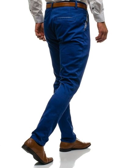 Официални мъжки панталони сини Bolf 4326