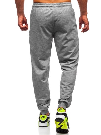 Сиви мъжки спортни панталони Bolf JX1009
