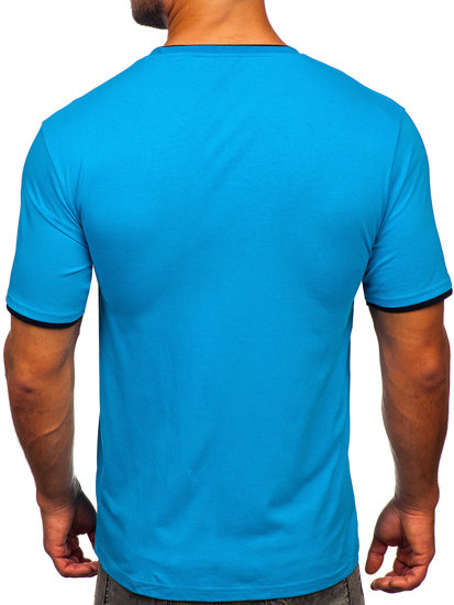 Тюркоазена мъжка тениска Bolf 14316