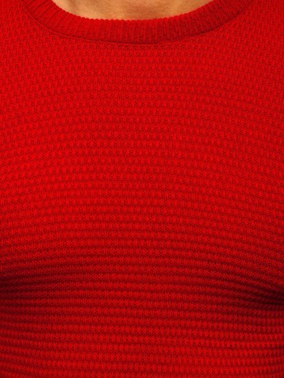 Червен мъжки пуловер Bolf 4604