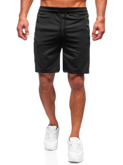 Черни къси мъжки спортни панталони Bolf 680260
