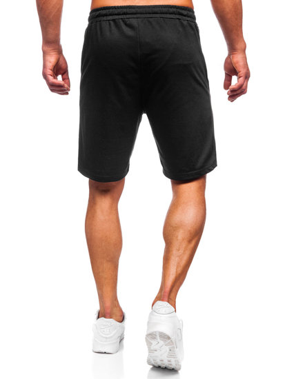Черни мъжки къси спортни панталони Bolf 8K100