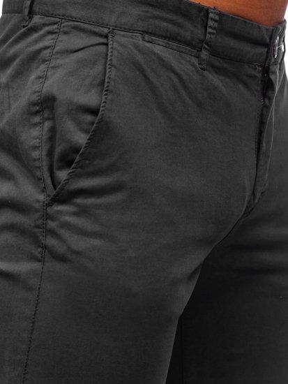 Черни мъжки панталони чино Bolf 1146