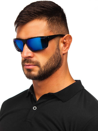 Черно-сини слънчеви очила Bolf PLS7