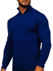 Мастилен мъжки пуловер с яка Bolf MM6007