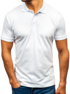Мъжка поло тениска бяла Bolf 171221