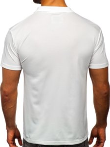 Мъжка поло тениска бяла Bolf HS2005