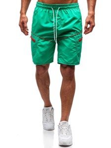 Мъжки плувни шорти зелени Bolf 341