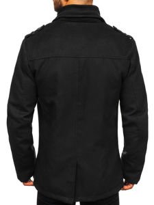 Мъжко палто черно Bolf 8853