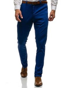 Официални мъжки панталони сини Bolf 4326