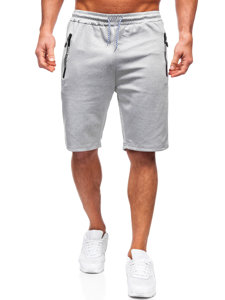 Сиви къси мъжки спортни панталони Bolf 8K200