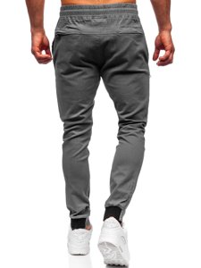 Сиви мъжки панталони тип джогър Bolf B11119