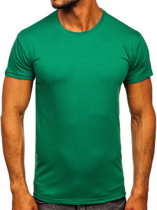 Тениска мъжка без принт зелена Bolf 2005-101