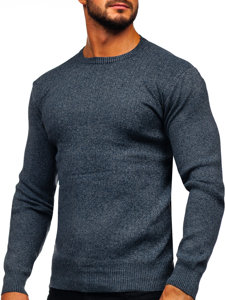 Тъмносин мъжки пуловер Bolf S8309