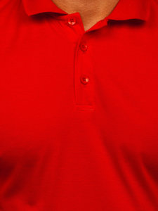 Червена мъжка поло тениска Bolf 8T80
