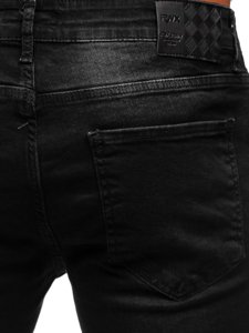 Черни мъжки дънки regular fit Bolf R903
