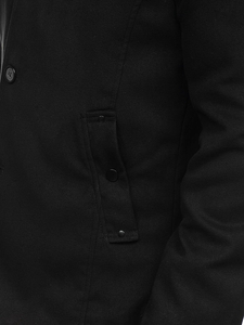 Мъжко палто черно Bolf 8853