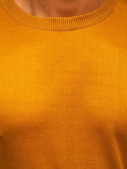 Мъжки пуловер цвят камел Bolf GFC01