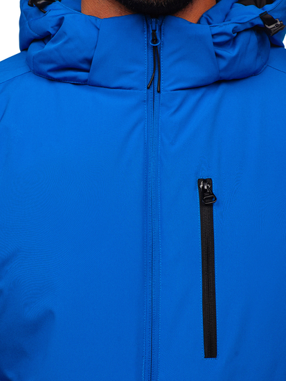 Синьо мъжко зимно спортно яке Bolf HH011