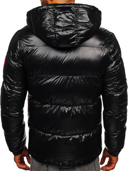 Мъжко зимно яке черно Bolf 99311