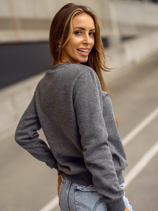 Дамски суитшърт графитен Bolf W01