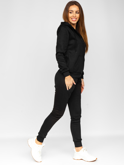 Черен дамски спортен комплект от две части Bolf 0003