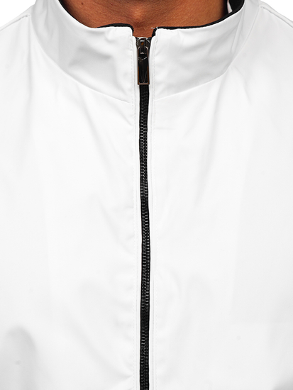 Бяло мъжко преходно яке  Bolf 7345