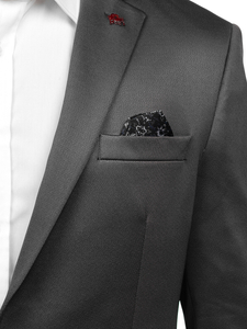 Сиво мъжко елегантно яке Bolf 022