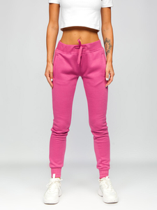 Тъмнорозово дамско спортно долнище Bolf CK-01